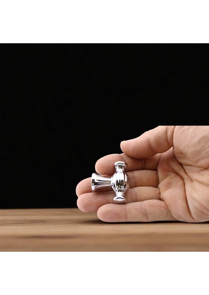Kesir Gümüş Krom Metal Kulp Düğme Mobilya Çekmece Mutfak Dolabı Dolap Modern Kapak Kulpları indirimleri
