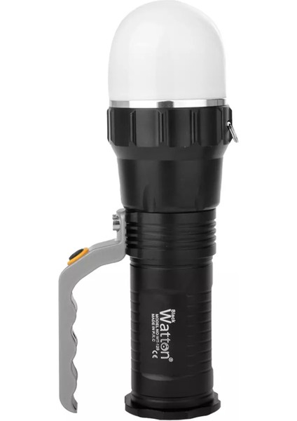 Projektor Modeli Zoomlu Şarjlı El Feneri Watton WT-129 fırsatları