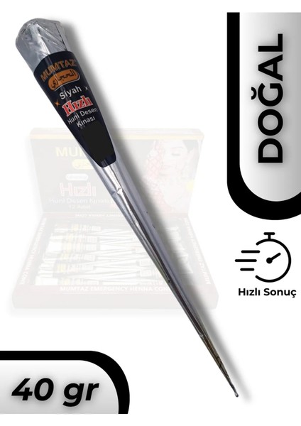 Koni Kına Siyah 40 gr - El ve Vücut Kınası