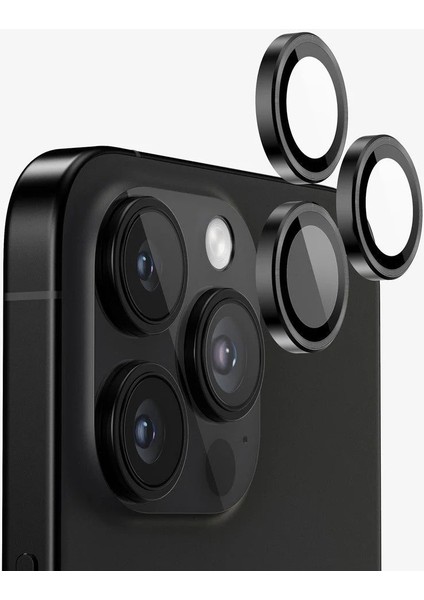 iPhone 16 Pro Magsafe Şeffaf Kılıf + Hayalet Ekran Koruyucu + Kamera Lens Koruyucu (Siyah) fırsatları