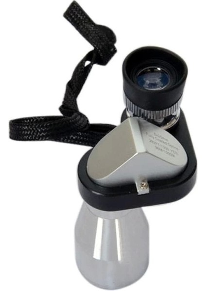 8X20 Tekli Dürbün Monoküler Mini Dürbün Kırmızı Camlı Avuç Içi Dürbünü