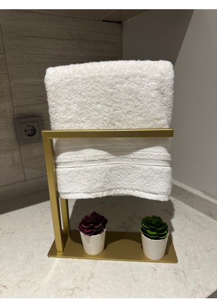 Lotus Gold Tezgah Üzeri Havlu Askılığı ve Düzenleyici