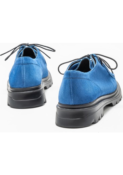 Mavi Deri Kadın Günlük Ayakkabı fırsatları