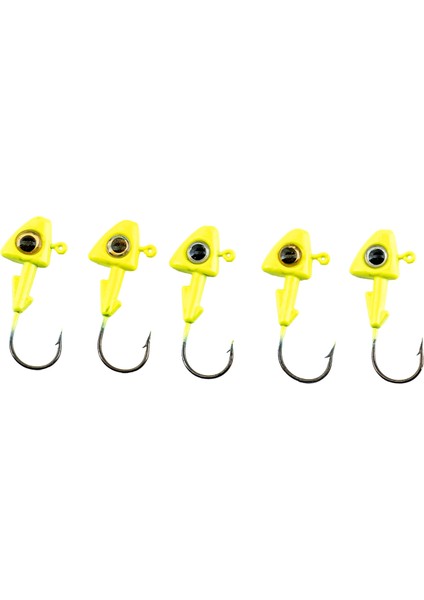 Jighead - Zoka - Kurşunlu Olta İğnesi - (XH-A 07) - Açık Yeşil - 6 Gr modelleri