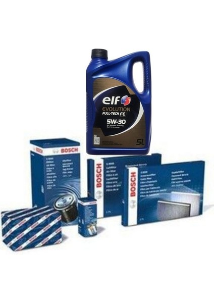 Fultech Fe 5W-30 Dpf Li 5lt Motor Yağ 2024 +Opel Astra J 1.3 Cdti Filtre Bakım Seti 2009-2015