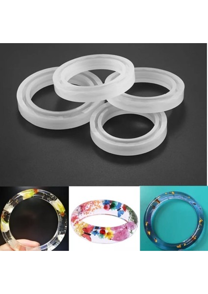 Bilezik Silikon Reçine Epoksi Kalıp - Iş Çap 5,5 cm x 7 Mm- KOD:102 fırsatları