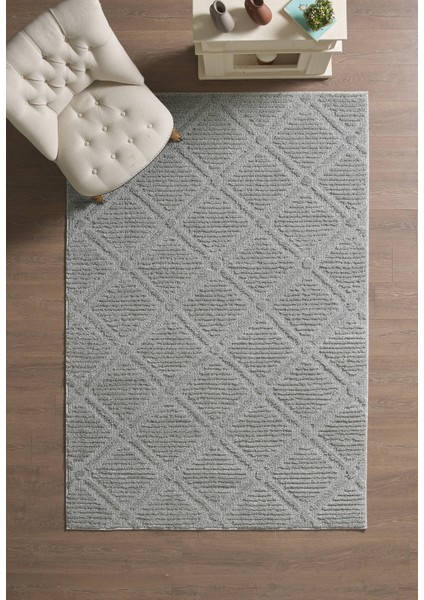 Modern Halı Özel Kesme Halı Salon Halısı Mutfak Halısı Yolluk Kolay Temizlenebilir Halı Gri Halı