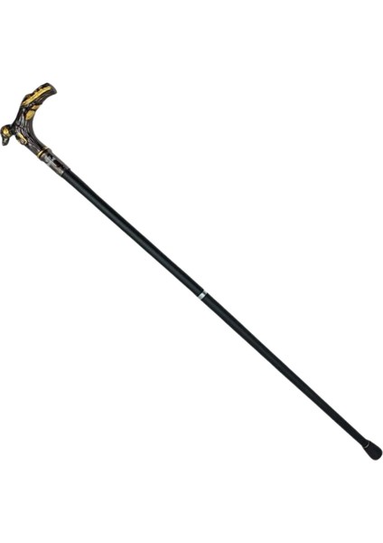 Köpek Başlı Baston - Sterling - 88 cm