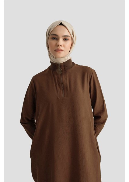 Tunik 25YH412 Kahverengi modelleri