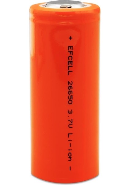 3.7 Volt 4500 Mah Icr 26650 Şarj Edilebilir Pil