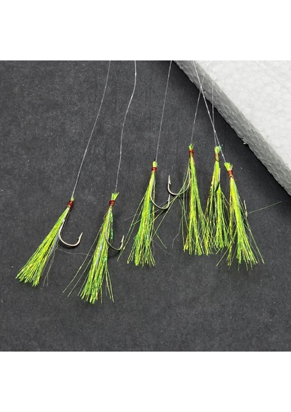 Istavrit Çapari Hazır Takımı - Fishack - On Iğneli - Tüylü - 2'li modelleri