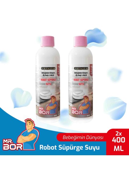 Mr. Akıllı Robot Süpürge Suyu 400 ml Bebeğimin Dünyası x 2