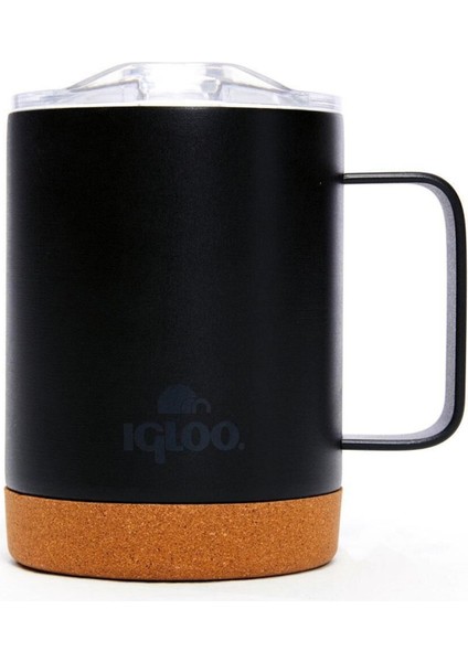 Çelik Mug Termos - Igloo - Cork - 350ML - Siyah - 205696