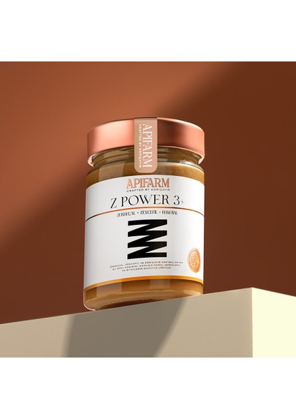 Z Power 3+ | Zerdeçal + Zencefil + Ham Bal Karışımı 415G modelleri