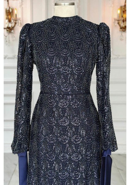 Petek Tesettür Abiye Lacivert fiyatları