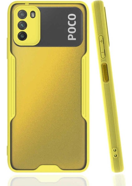 Xiaomi Poco M3 Uyumlu Kılıf 0,2mm Ultra Ince Kamera Lensi Korumalı