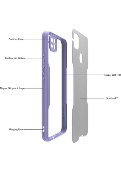 Xiaomi Redmi 9c Uyumlu Kılıf 0,2mm Ultra Ince Kamera Lensi Korumalı fiyatları