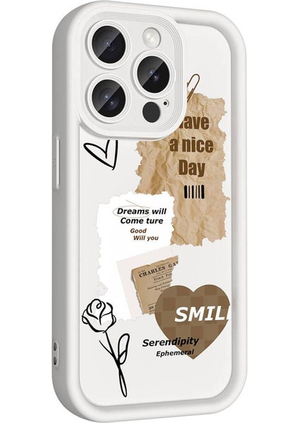 Apple iPhone 14 Pro Max Dayanıklı Malzeme & Tam Koruma Kılıf Kamera Korumalı Baskılı Arka Yüzey