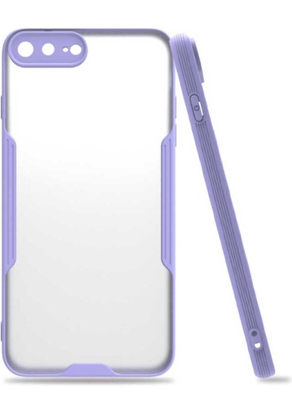 Apple iPhone 7 Plus Uyumlu Kılıf 0,2mm Ultra Ince Kamera Lensi Korumalı