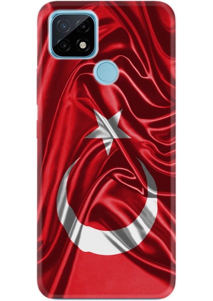 Realme C25 Uyumlu Kılıf Pure Modern Desenli Silikon Şanlı Türk