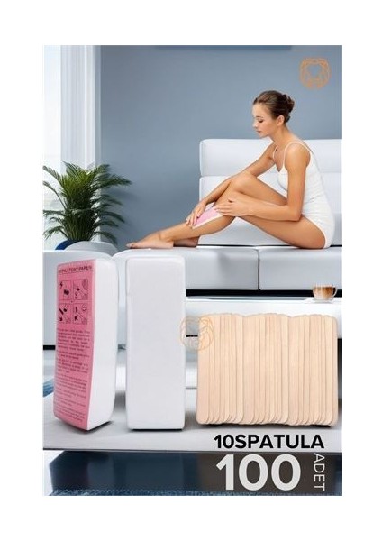 Spatulalı Ağda Bezi 100 Adet