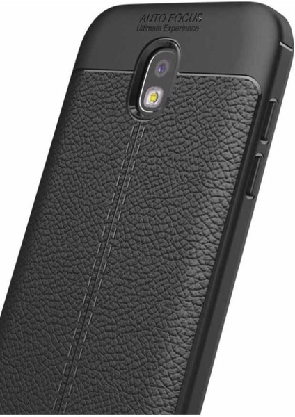 Samsung Galaxy J530 Pro Uyumlu Deri Görünümlü Kılıf