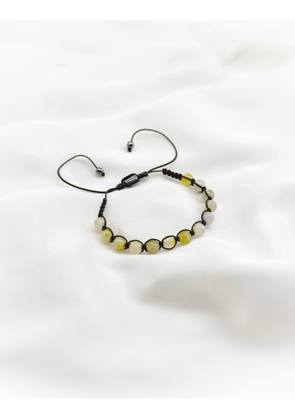 Yeşim Taşı Makrome Doğaltaş Bileklik