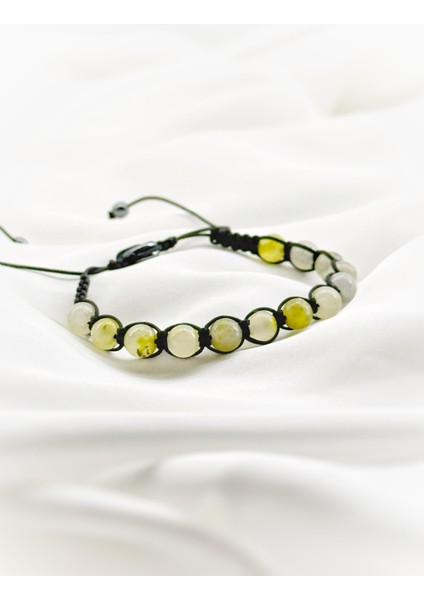 Yeşim Taşı Makrome Doğaltaş Bileklik fırsatları