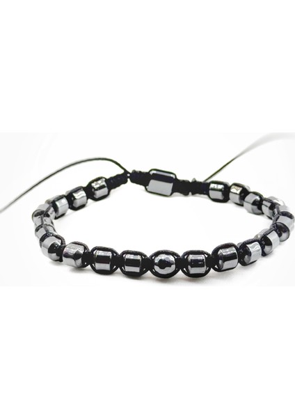 Hematit Taşı Doğal Taş Makrome Bileklik modelleri