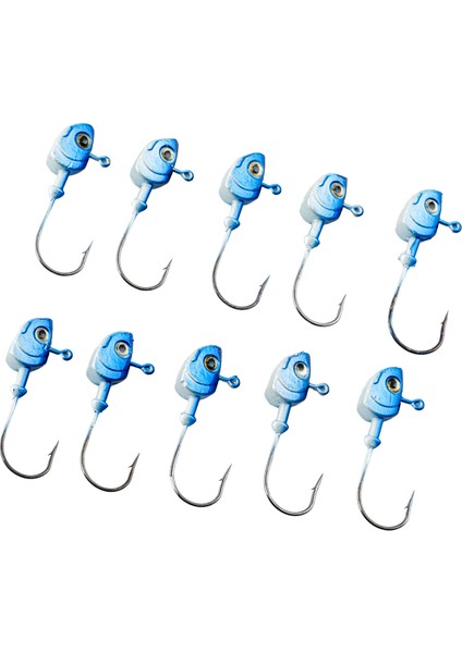 Jighead - Zoka - Kurşunlu Olta İğnesi - (XH-A 11) - Mavi Beyaz - 8 gr - 10 Adet fiyatları