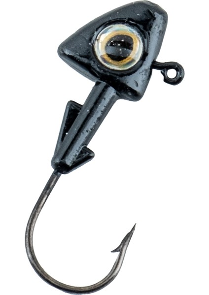 Jighead - Zoka - Kurşunlu Olta İğnesi - (XH-A 07) - Siyah - 6 Gr - 5 Adet modelleri