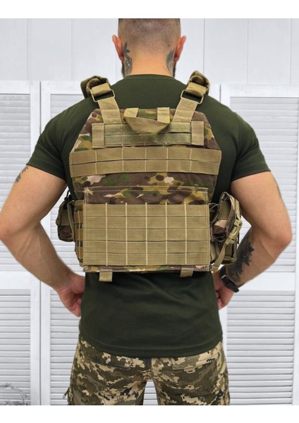 Pratik Tak Çıkar Özellikli Tokalı Kod-7 Yan Korumalı Akrep Hücum Yeleği modelleri