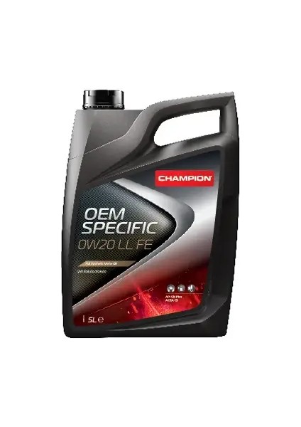 Motor Yagı Benzın-Dızel Dpf Partıkul Oem Specıfıc 0W20 Ll-Fe 5lt