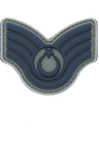 Plastik Patch (Peç) Astsubay Rütbe Haki-Asb.üçvş modelleri