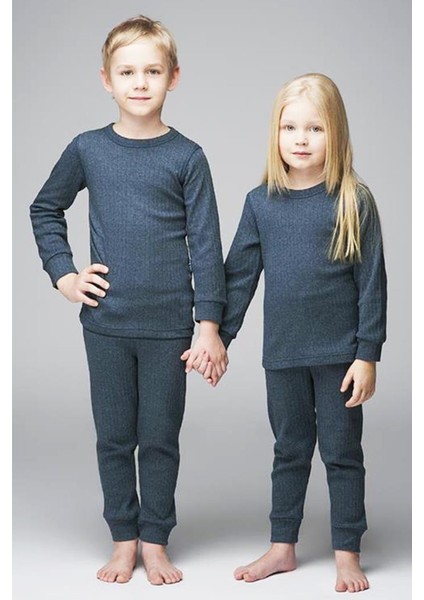 Thermoform Unisex Çocuk Gri Renk Termal Içlik Takım