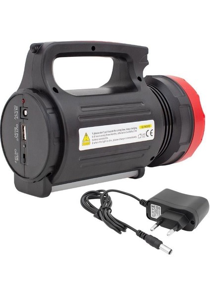 Yajia YJ-2895U 3 Watt 20 Smd Led'li 3 Mod'lu Usb'li Şarjlı El Feneri