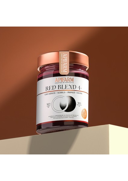 Red Blend 4+ | Kara Mürver + Acerola + Propolis + Ham Bal Karışımı 415G modelleri