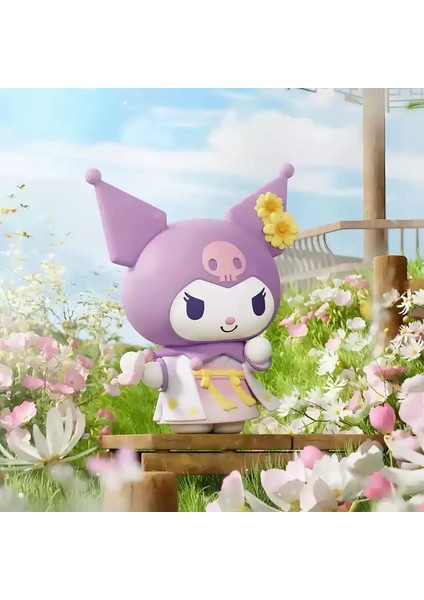 Orijinal Kutu Sanrio Periferik Four Seasons Sekiz Festival Serisi Gizem Kutusu Kuromi Melody Bebek Araba Dekorasyon Oyuncak Hediye Renk: A (Yurt Dışından)