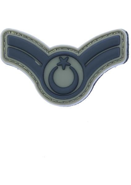 Plastik Patch (Peç) Astsubay Rütbe Haki-Asb.kçvş