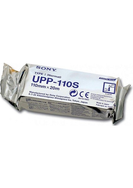 Upp 110S Print Media Ultrason Kağıdı -1 Rulo -Termal Baskı Kağıdı