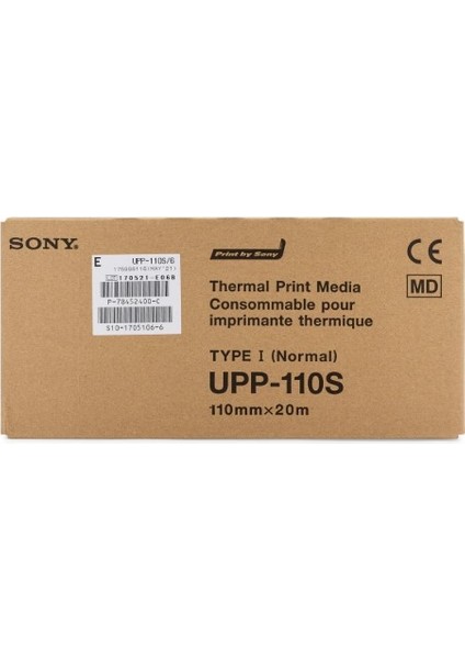 Upp 110S Print Media Ultrason Kağıdı -1 Rulo -Termal Baskı Kağıdı