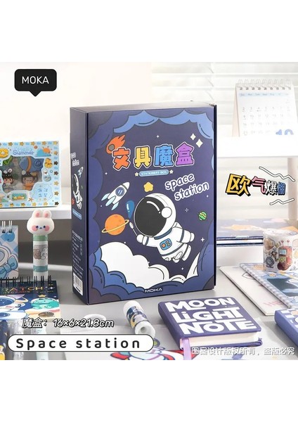 Karikatür Panda Sürpriz Kırtasiye Kutu Sökme Joy Ilköğretim Okulu Çocuk Kırtasiye Seti Hediye Kutusu Noel Hediye Renk: K (Yurt Dışından)