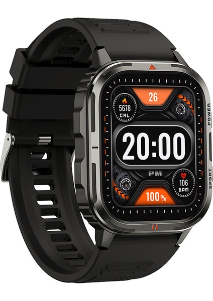 SW05 Watch Ios ve Android Uyumlu Tft Ekranlı IP68 Sertifikalı Akıllı Saat Siyah