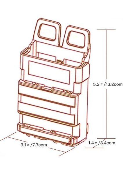 Şarjör Kılıfı Plastik Ithal (5.56ML) modelleri