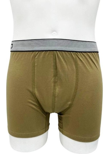 Likralı Bej Asker Boxer modelleri
