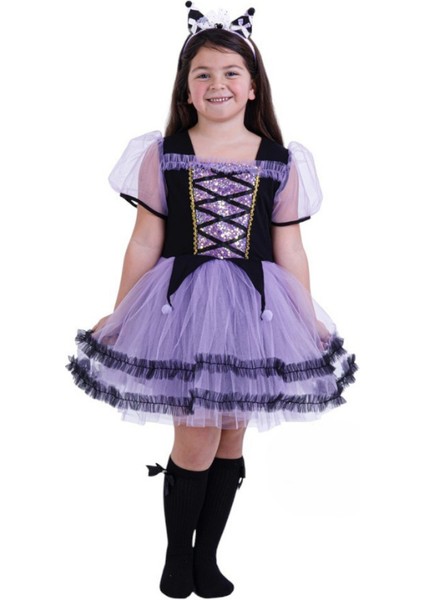 Kuromi Kız Çocuk Kostümü