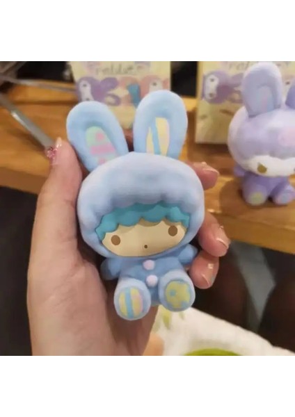Miniso Yeni Sanrio Hello Kitty Kuromi Mymelody Kutu Sevimli Karikatür Bebek Kutusu Figür Masaüstü Dekorasyonu Koleksiyon Oyuncak Renk: D (Yurt Dışından)