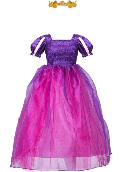 Rapunzel Kız Çocuk Kostümü modelleri
