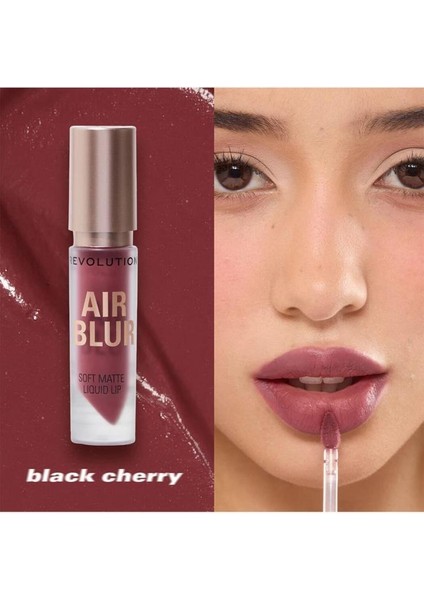 Revolutıon Aır Blur Mat Likit Ruj Black Cherry indirimleri