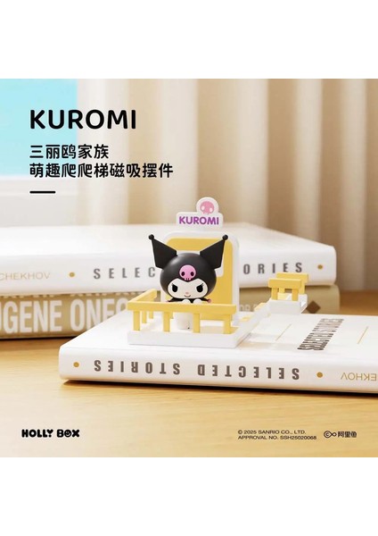 Yeni Sanrio Aile Tırmanma Merdiveni Serisi Buzdolabı Sticker Kutu Oyuncak Anime Cinnamoroll Pochacco Kuromi Kız Süsleme Hediye Renk: Kulomie (Yurt Dışından)